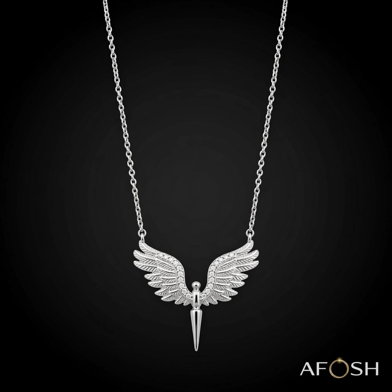 angel wings necklace